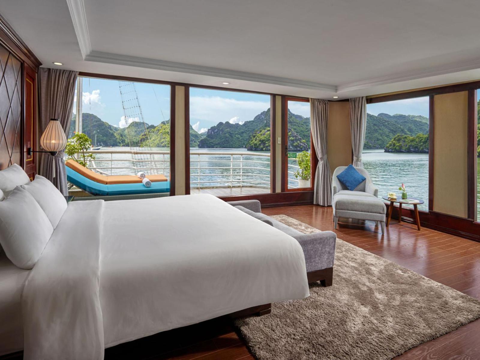 Hotel Lotus Boutique Cruise Hạ Long Exterior foto