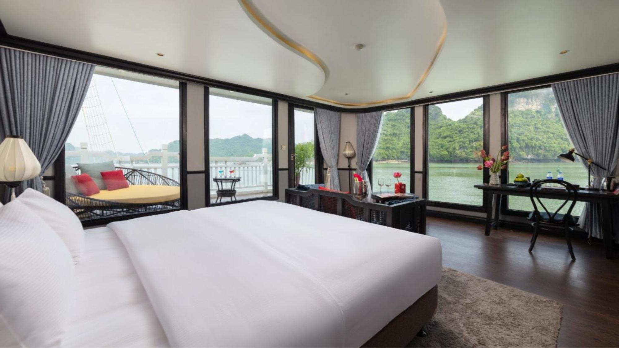 Hotel Lotus Boutique Cruise Hạ Long Exterior foto
