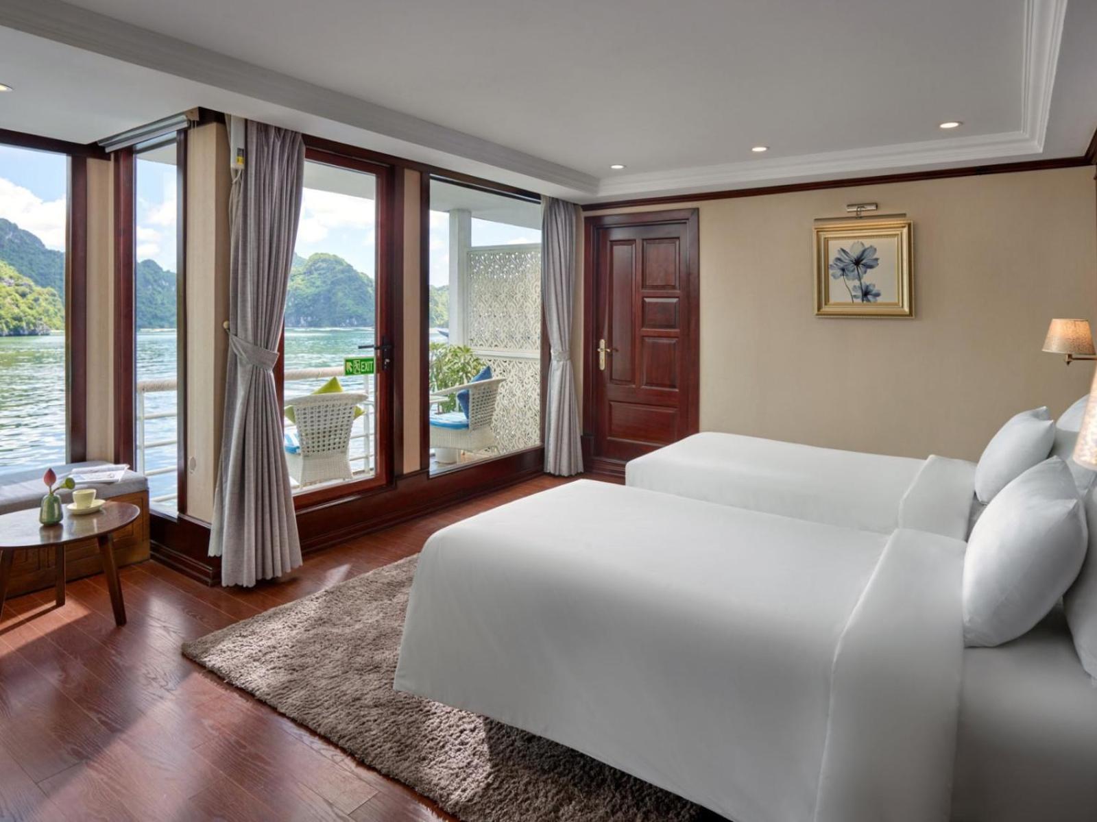 Hotel Lotus Boutique Cruise Hạ Long Exterior foto