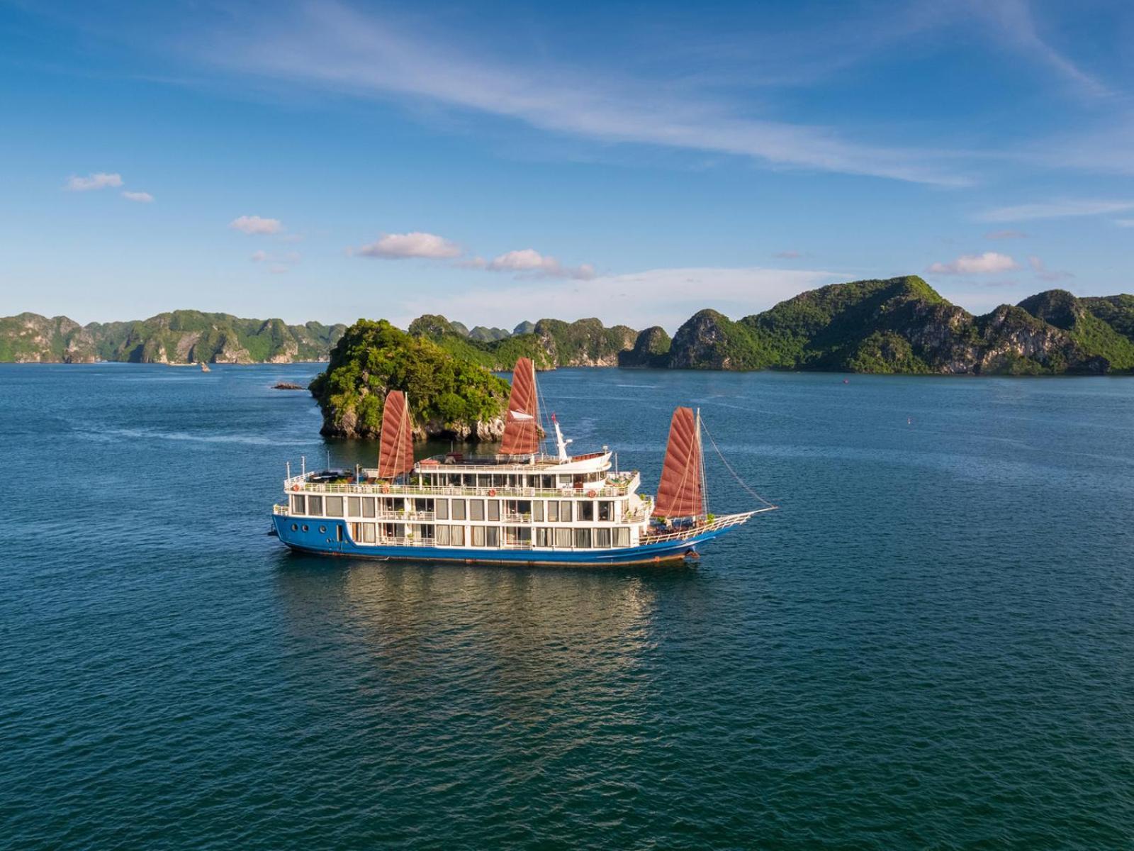 Hotel Lotus Boutique Cruise Hạ Long Exterior foto
