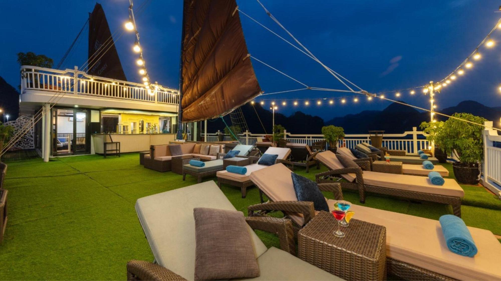 Hotel Lotus Boutique Cruise Hạ Long Exterior foto